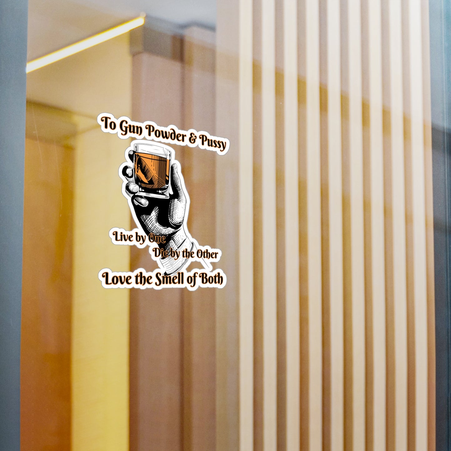 Gun Powder Kiss-Cut Vinyl Decals