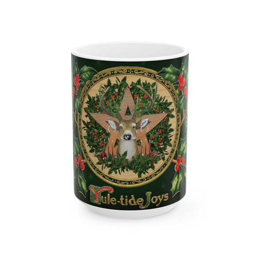 Yuletide Joy Ceramic Mug, (15oz)