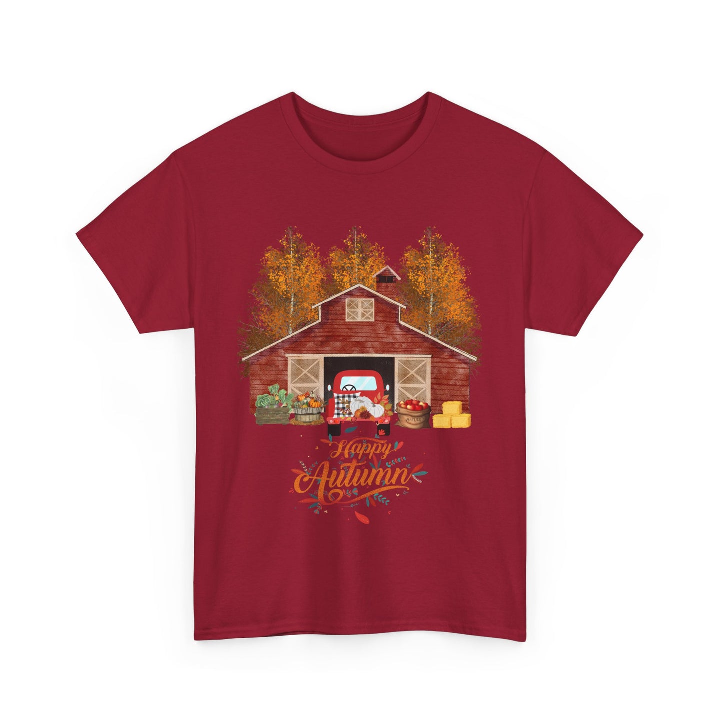Happy Autumn Unisex Heavy Cotton Tee
