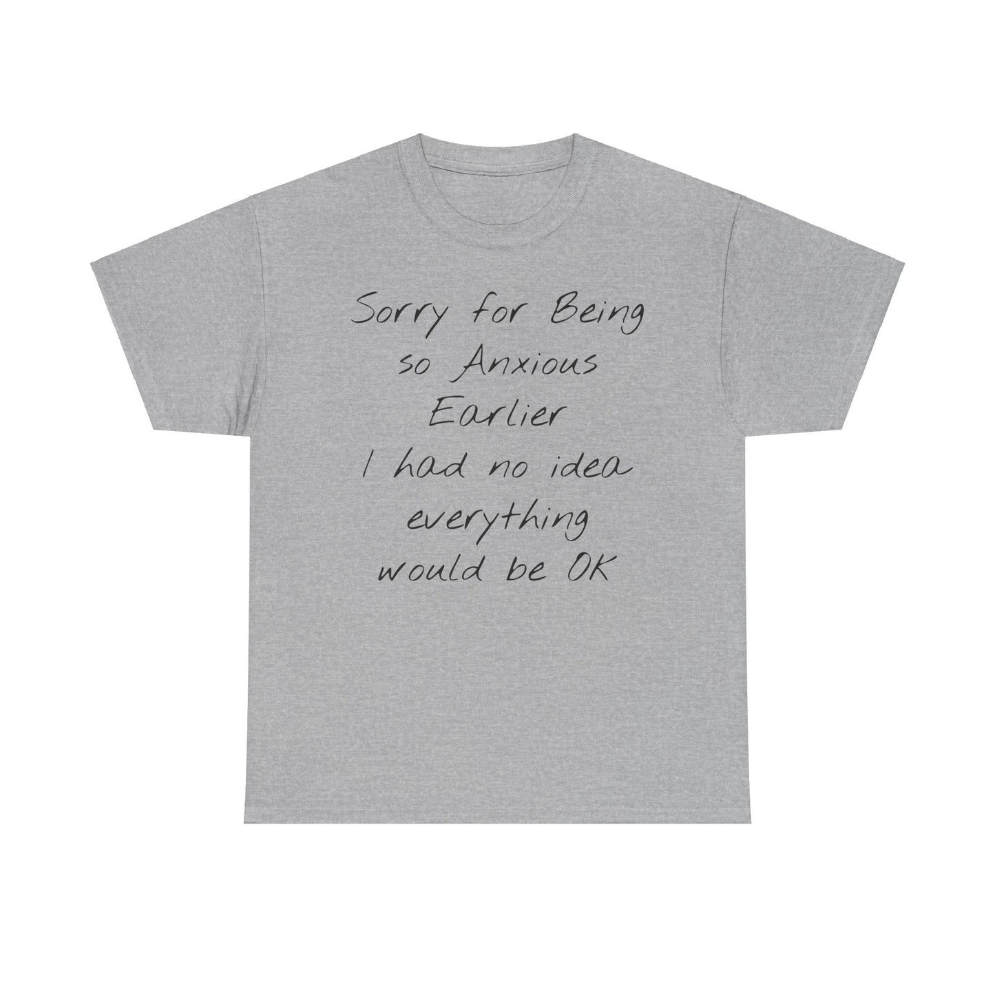 Anxious Unisex Heavy Cotton Tee