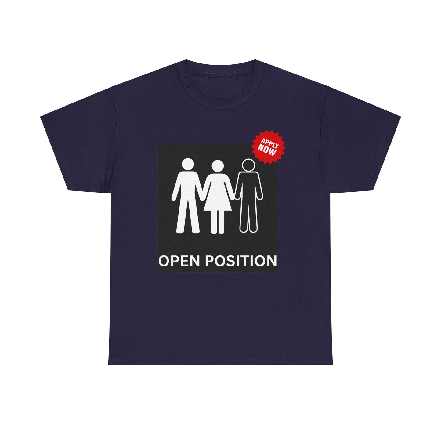 Open Position Unisex Heavy Cotton Tee