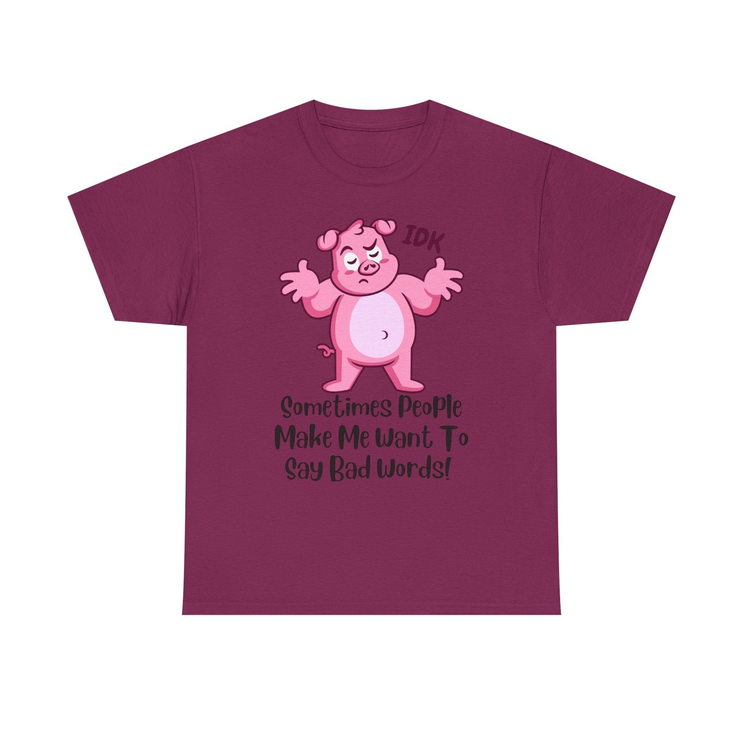 Bad Words Unisex Heavy Cotton Tee