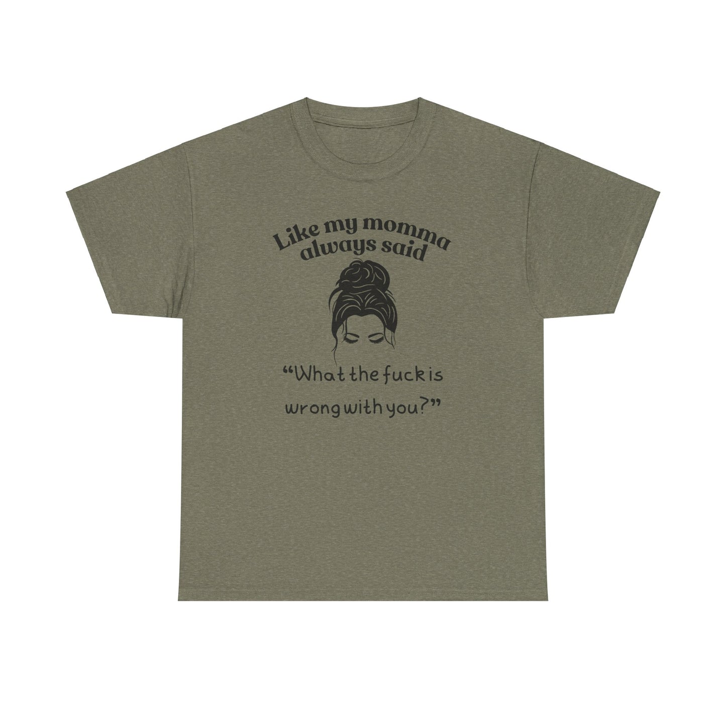 Momma said Unisex Heavy Cotton Tee