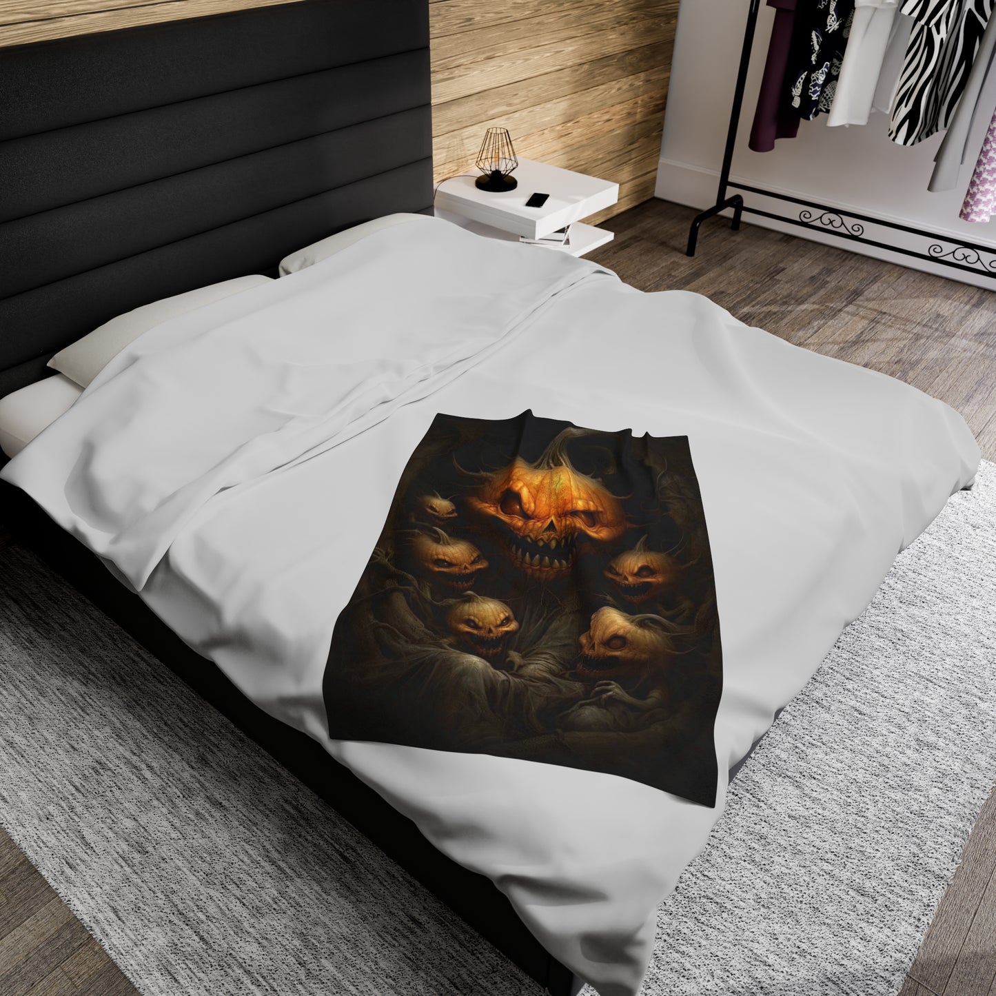 Halloween Velveteen Plush Blanket