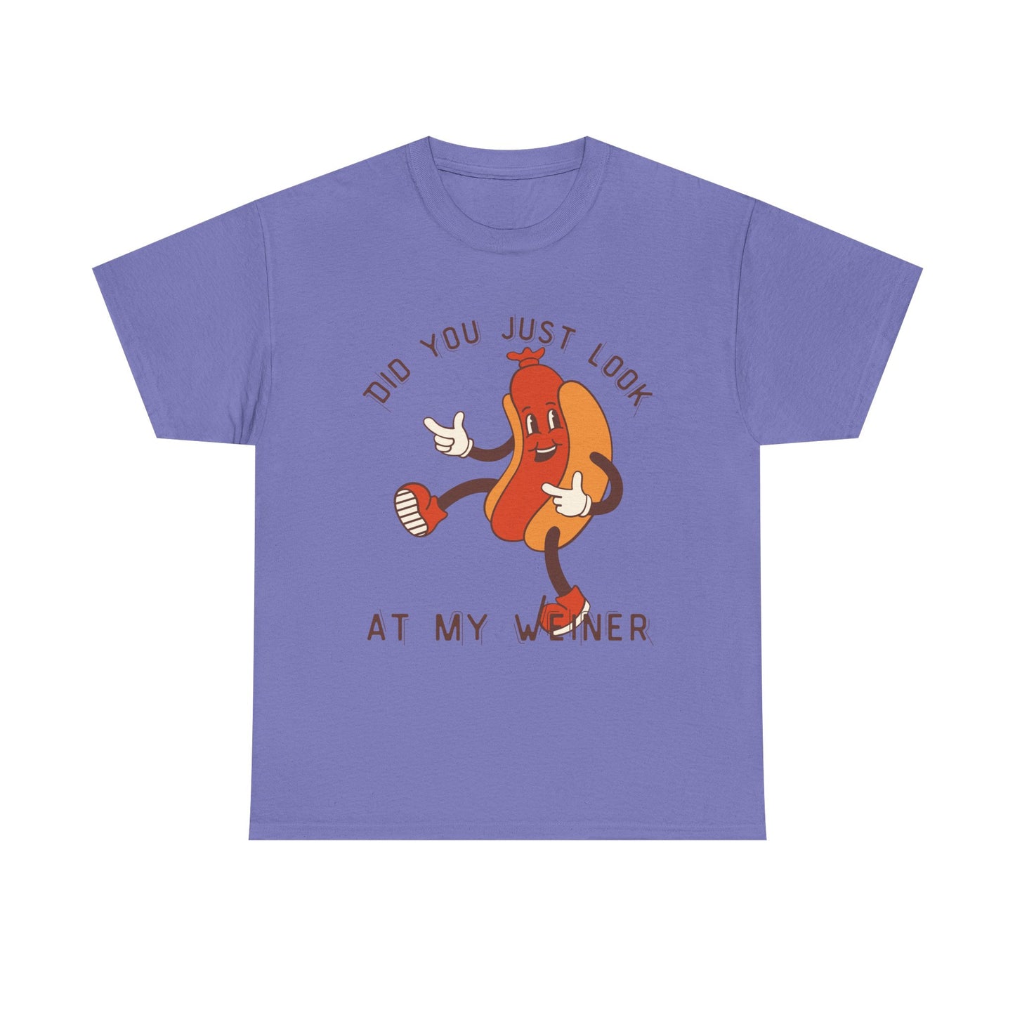 Did You Just Look -Unisex Heavy Cotton Tee