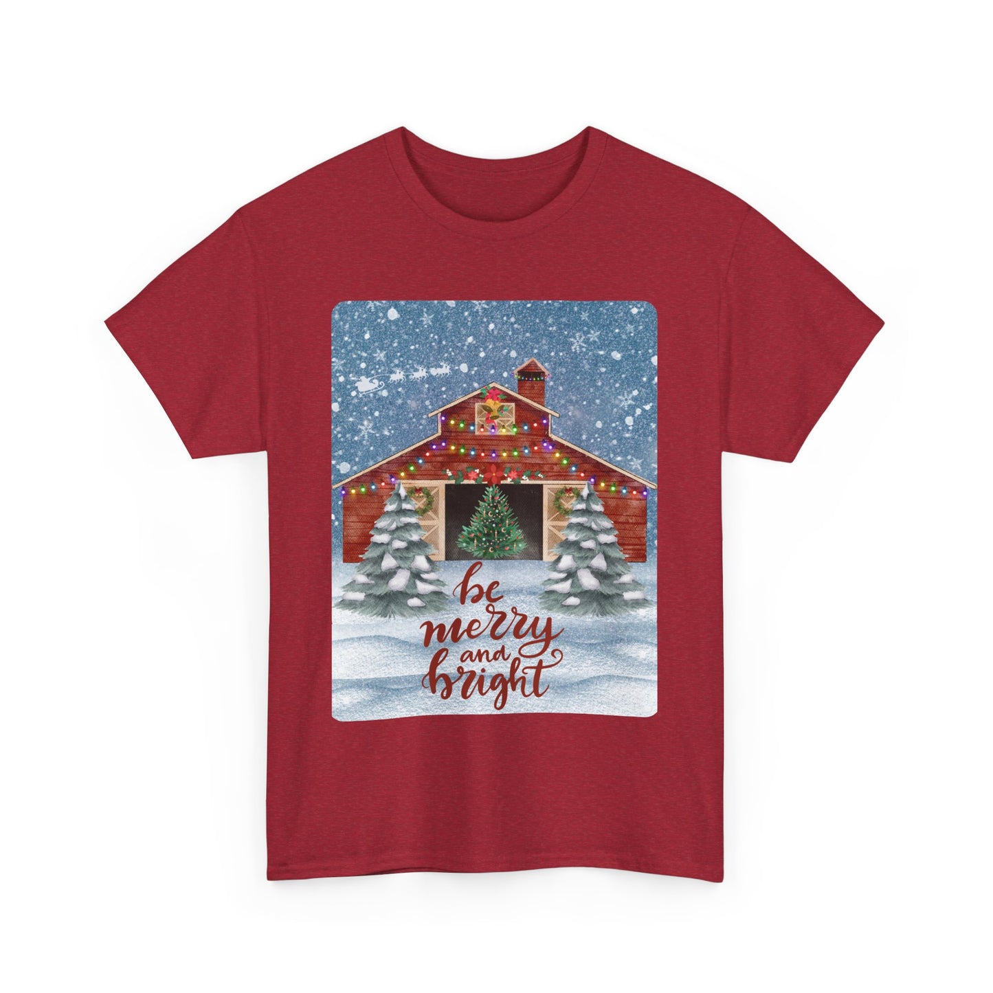 Be Merry Unisex Heavy Cotton Tee