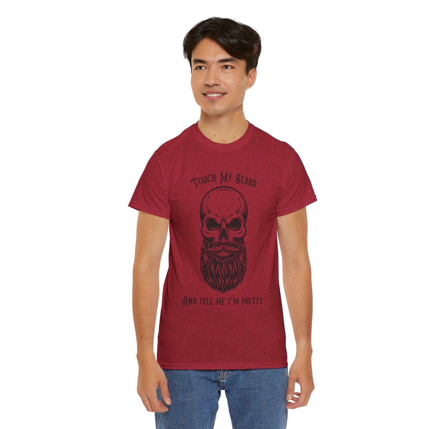 Touch My Beard Unisex Heavy Cotton Tee