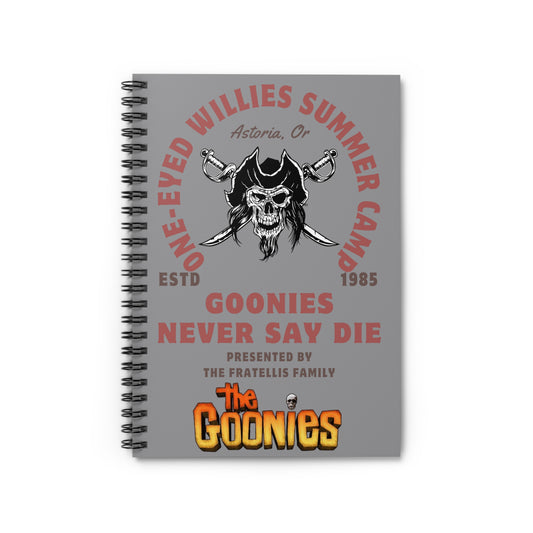 One Eyed Willy Spiral Notebook - Ruled Line