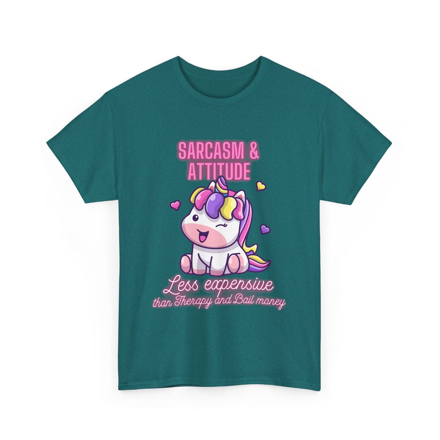Sarcasm & attitude Unisex Heavy Cotton Tee