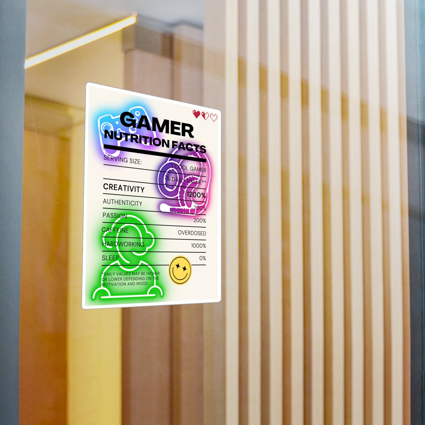 Gamer Kiss-Cut Vinyl Decals