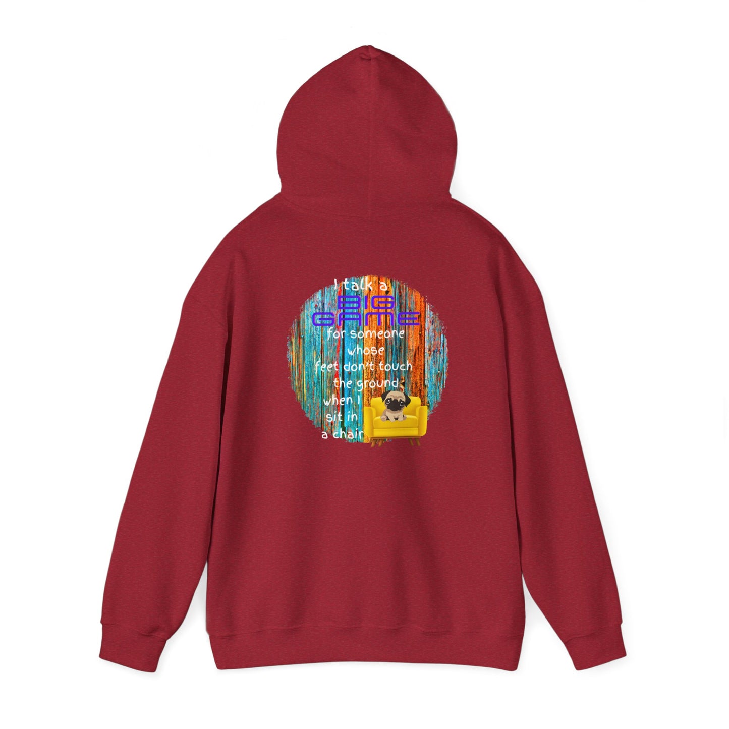 I Talk a Big Game Unisex Heavy Blend™ Hooded Sweatshirt