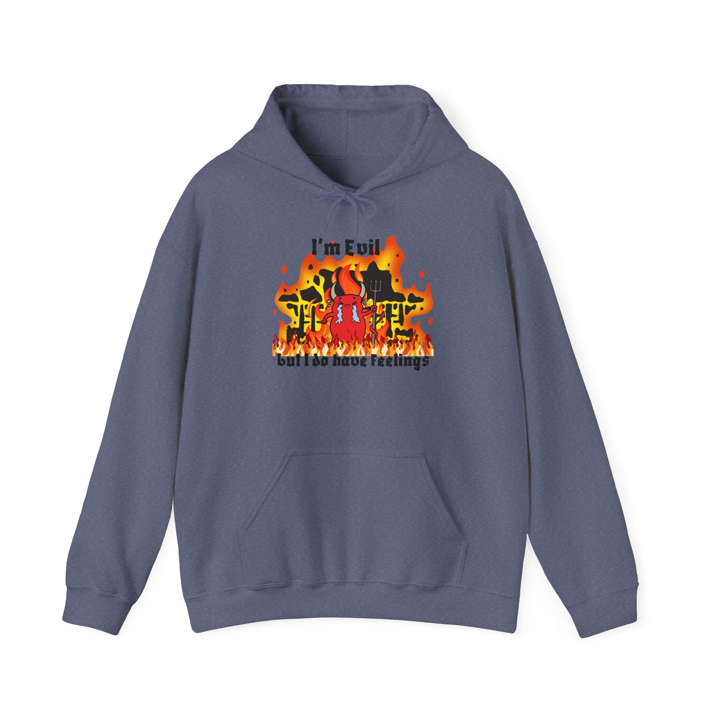 I'm evil Unisex Heavy Blend™ Hooded Sweatshirt