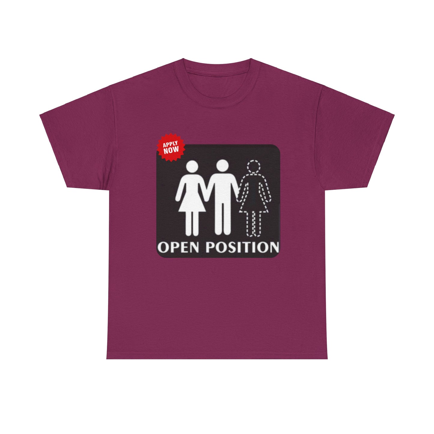 Open Position 2 Unisex Heavy Cotton Tee