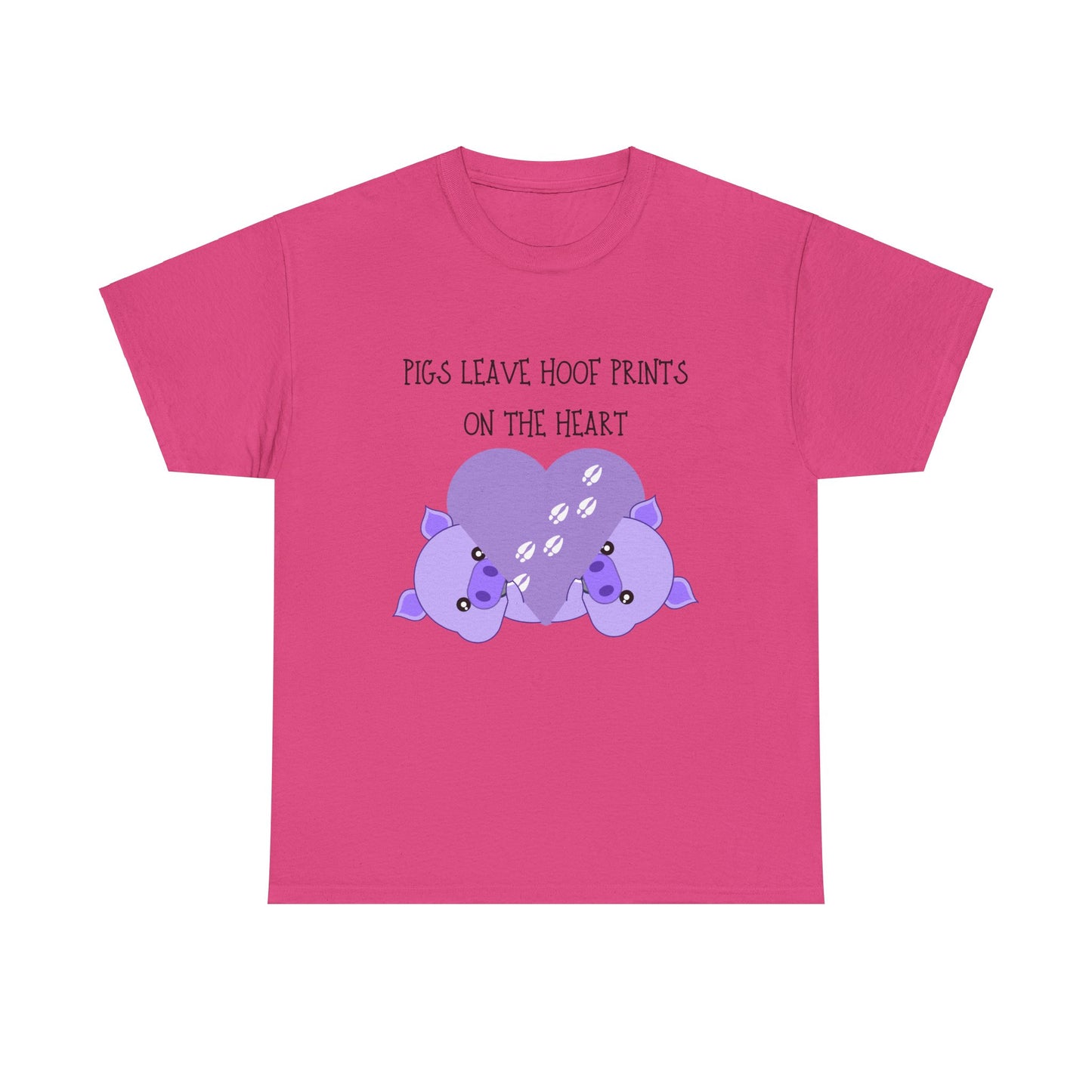 Pigs leave Unisex Heavy Cotton Tee