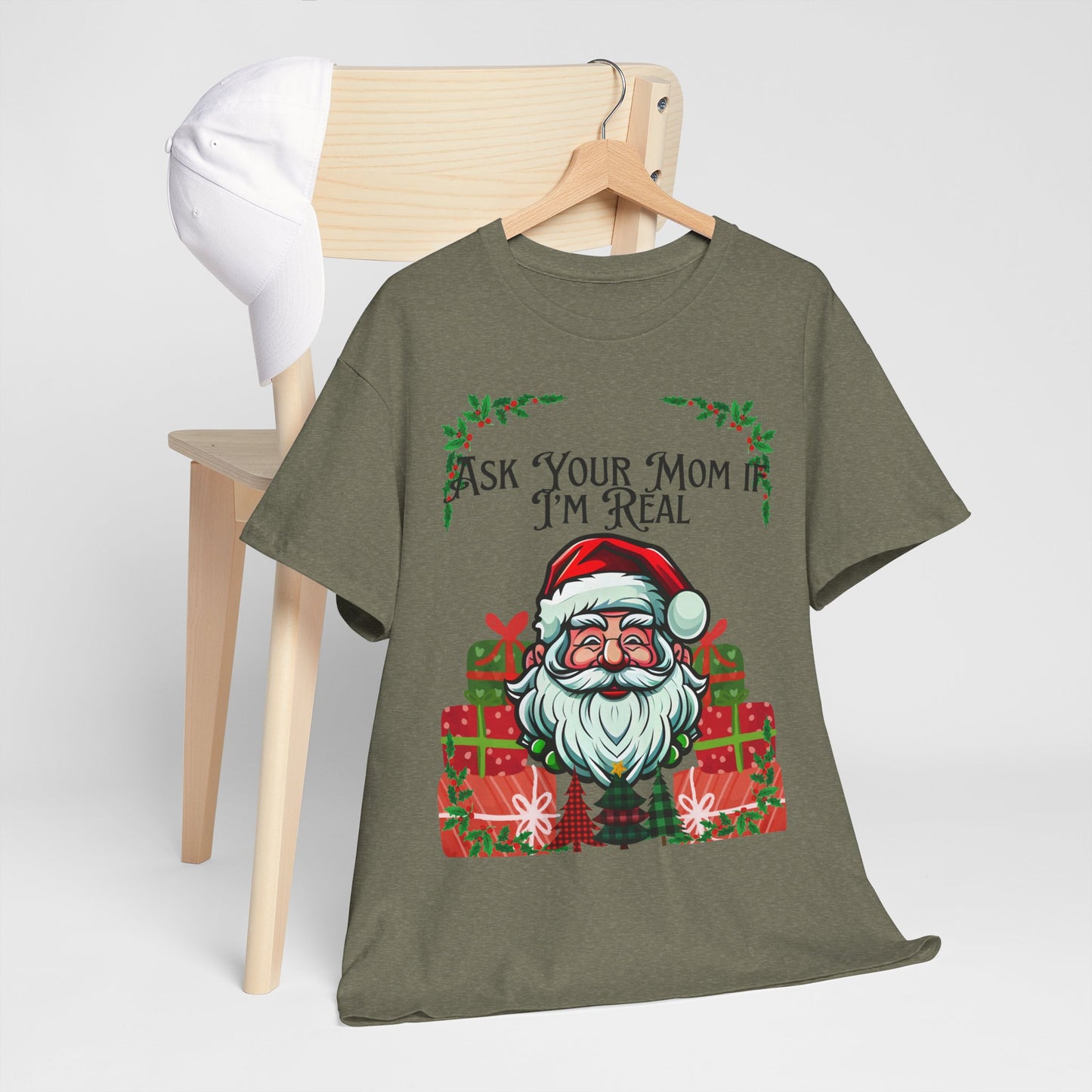 Ask your Mom Unisex Heavy Cotton Tee