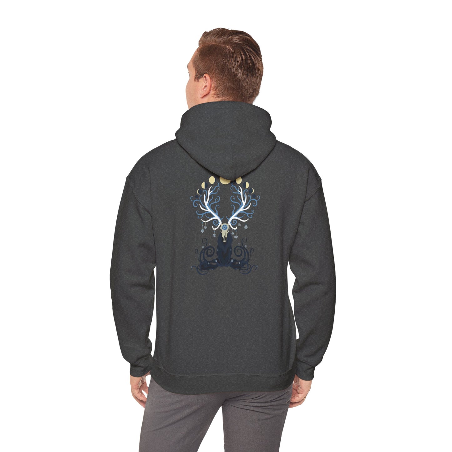Deer Moon Unisex Heavy Blend™ Hooded Sweatshirt
