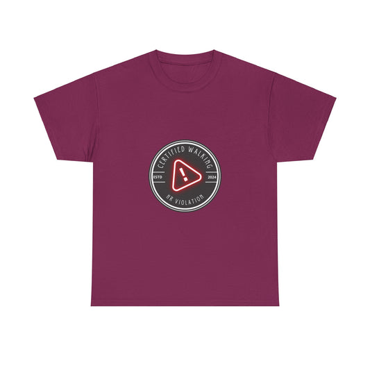 certified walking Unisex Heavy Cotton Tee