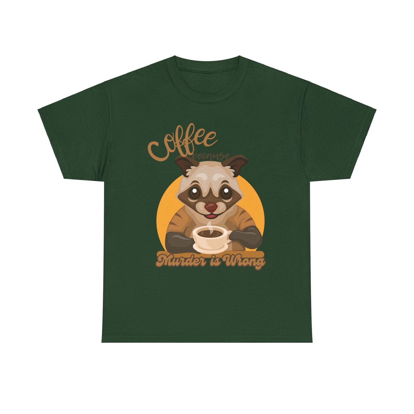 Coffee Unisex Heavy Cotton Tee