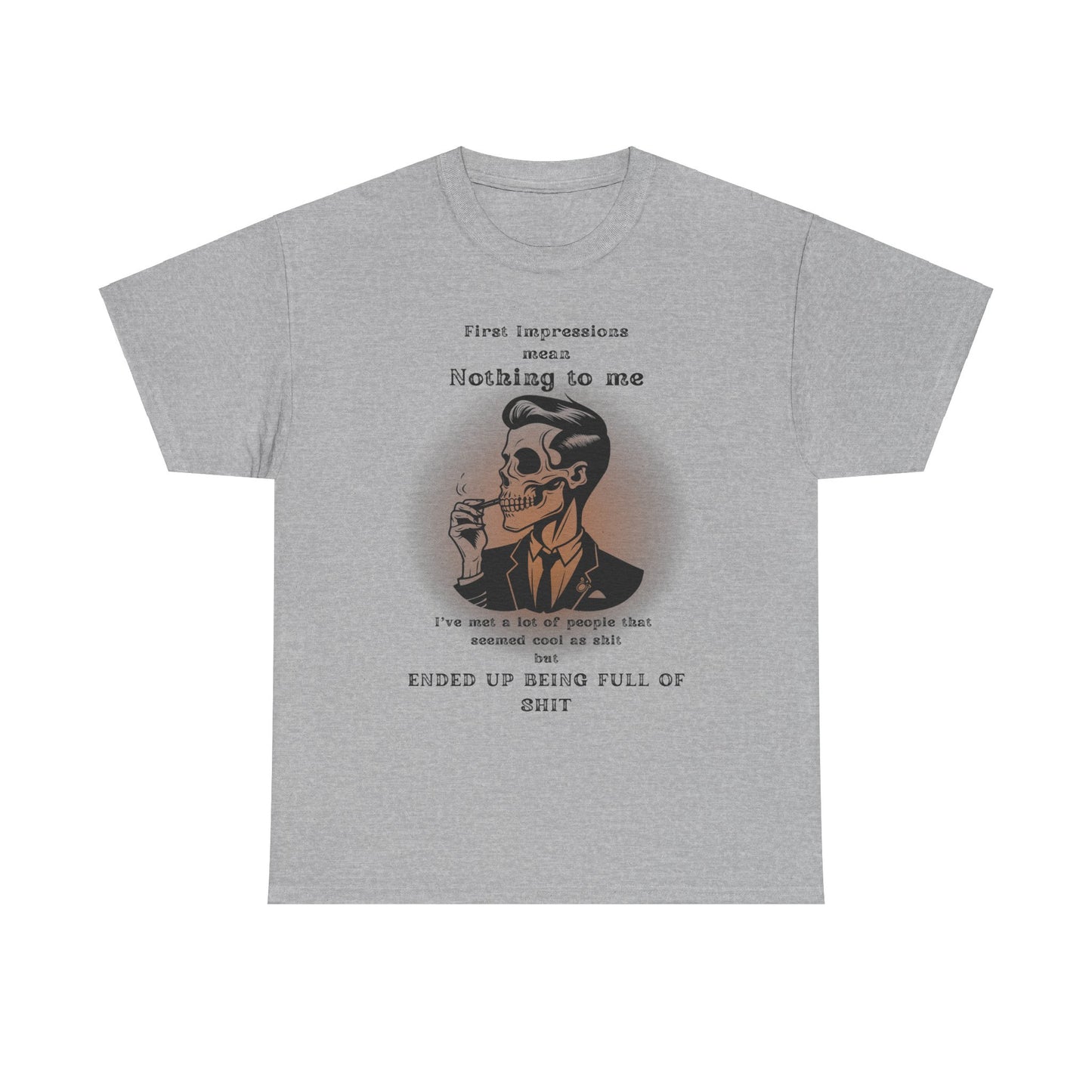 First Impressions Unisex Heavy Cotton Tee