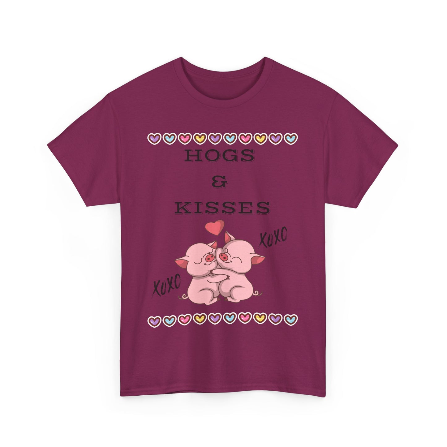 Hogs & Kisses Unisex Heavy Cotton Tee