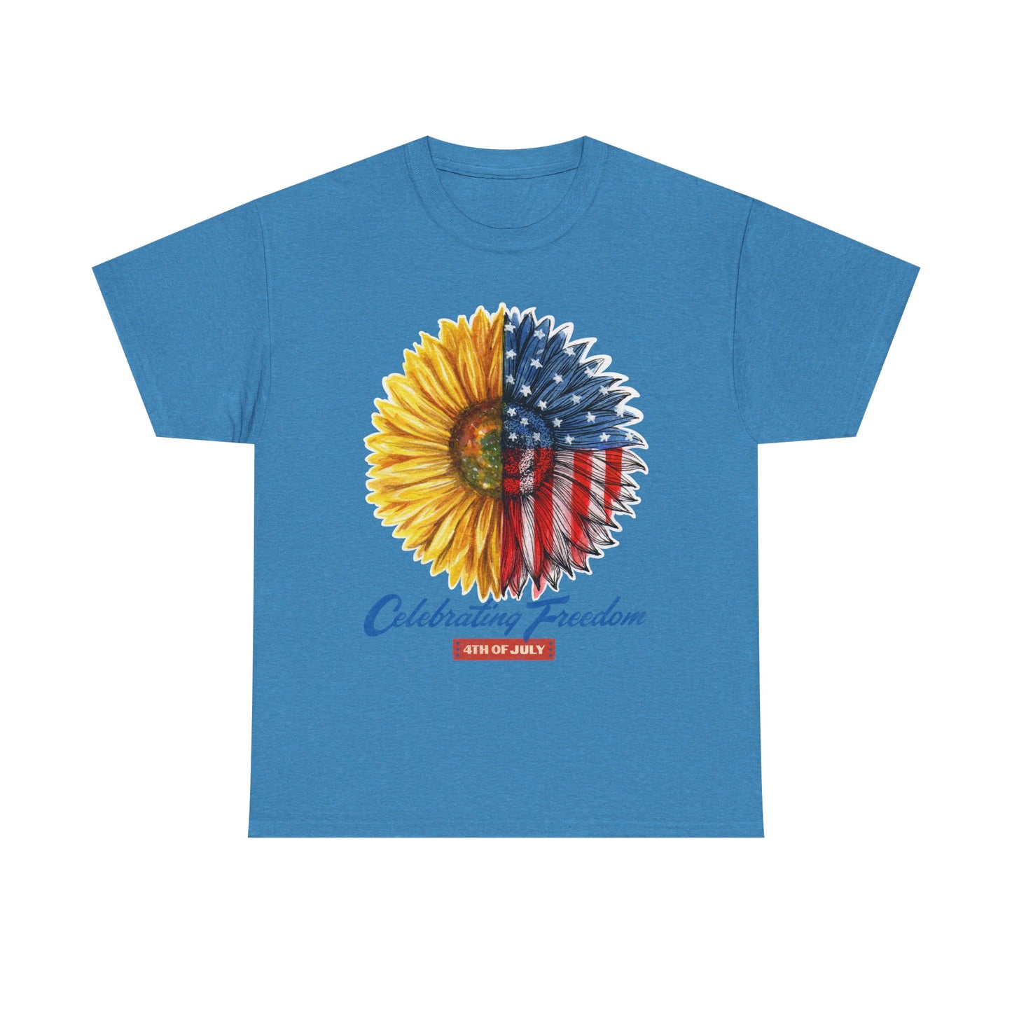 Sunflower American Flag