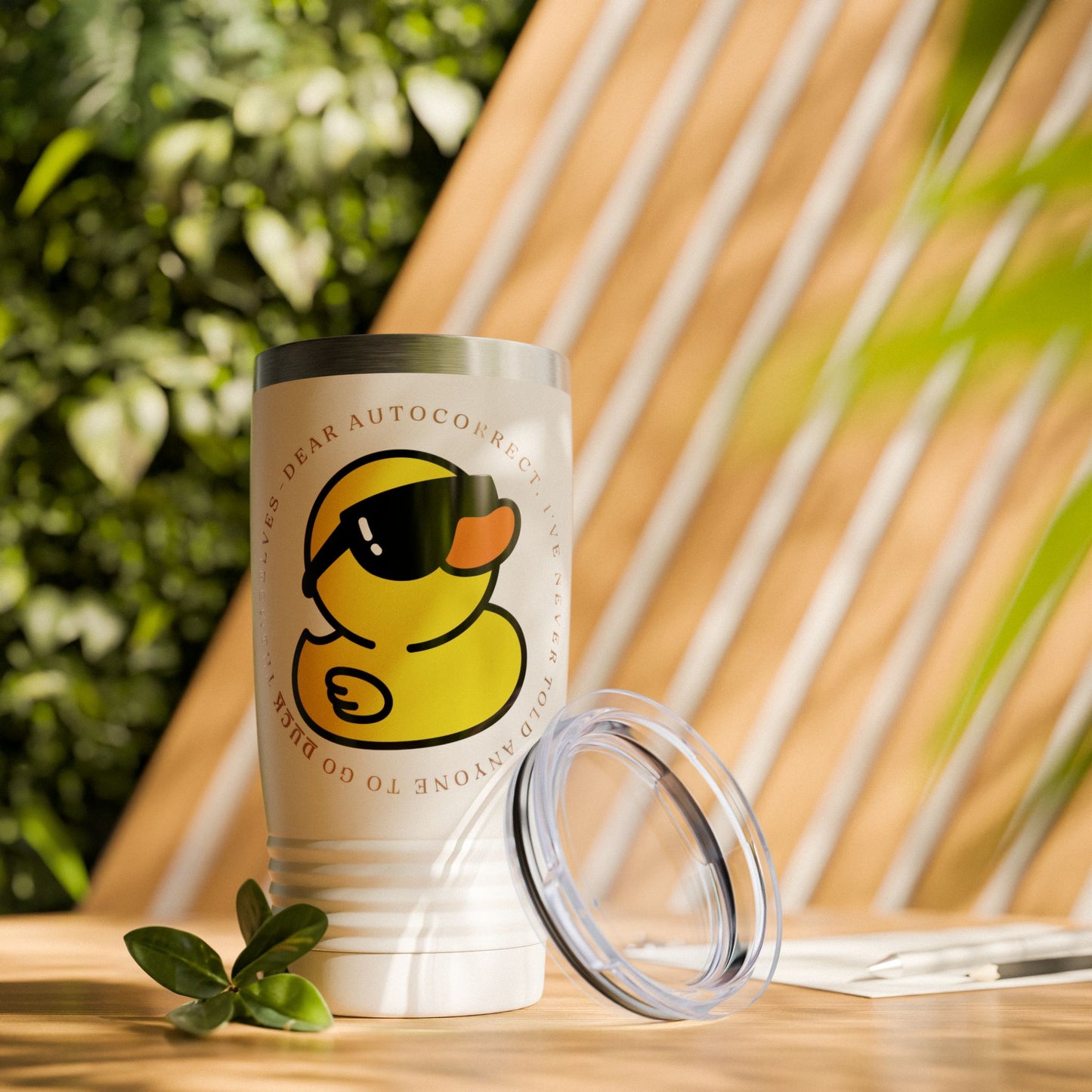 Dear Autocorrect Ringneck Tumbler, 20oz