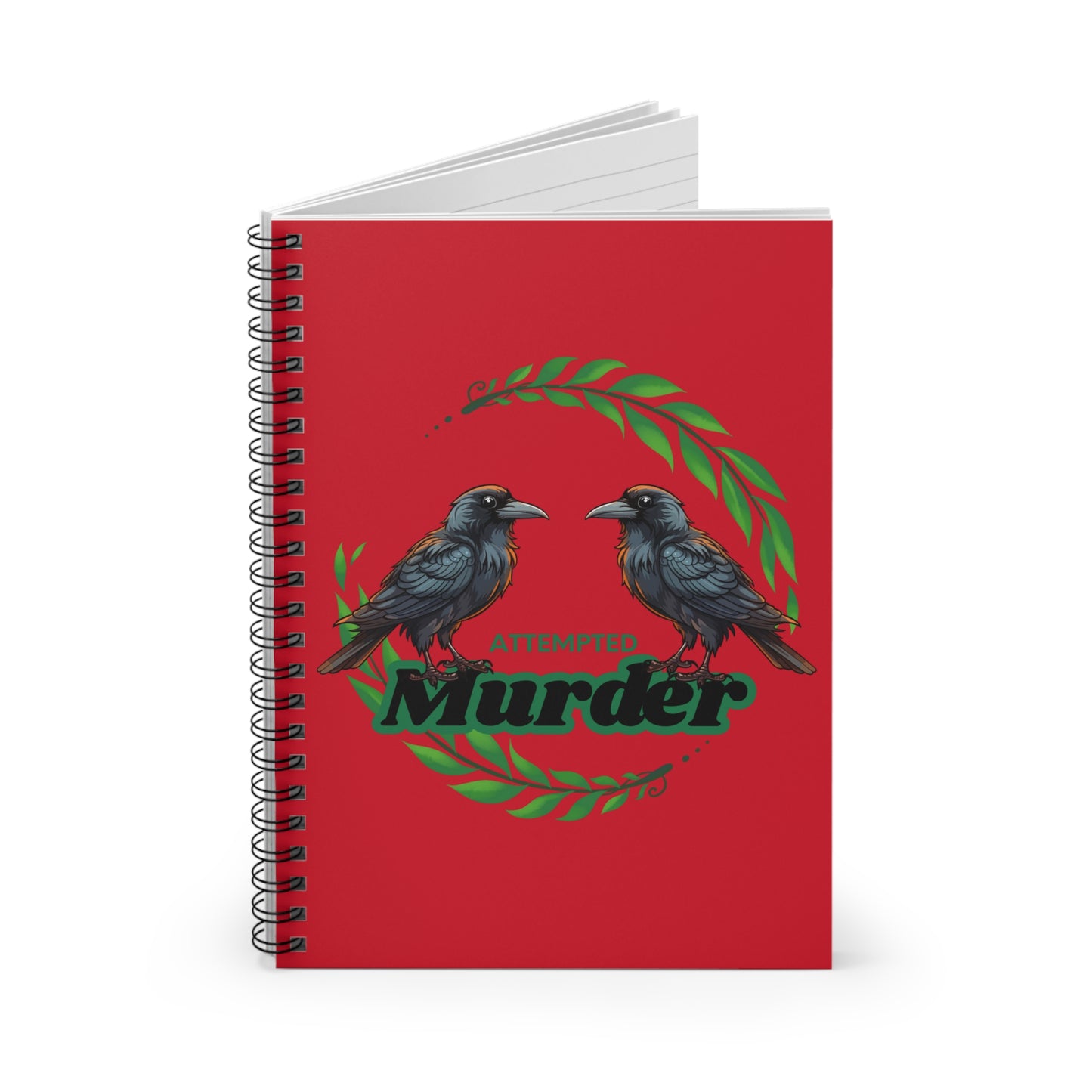 Atempted Spiral Notebook - Ruled Line
