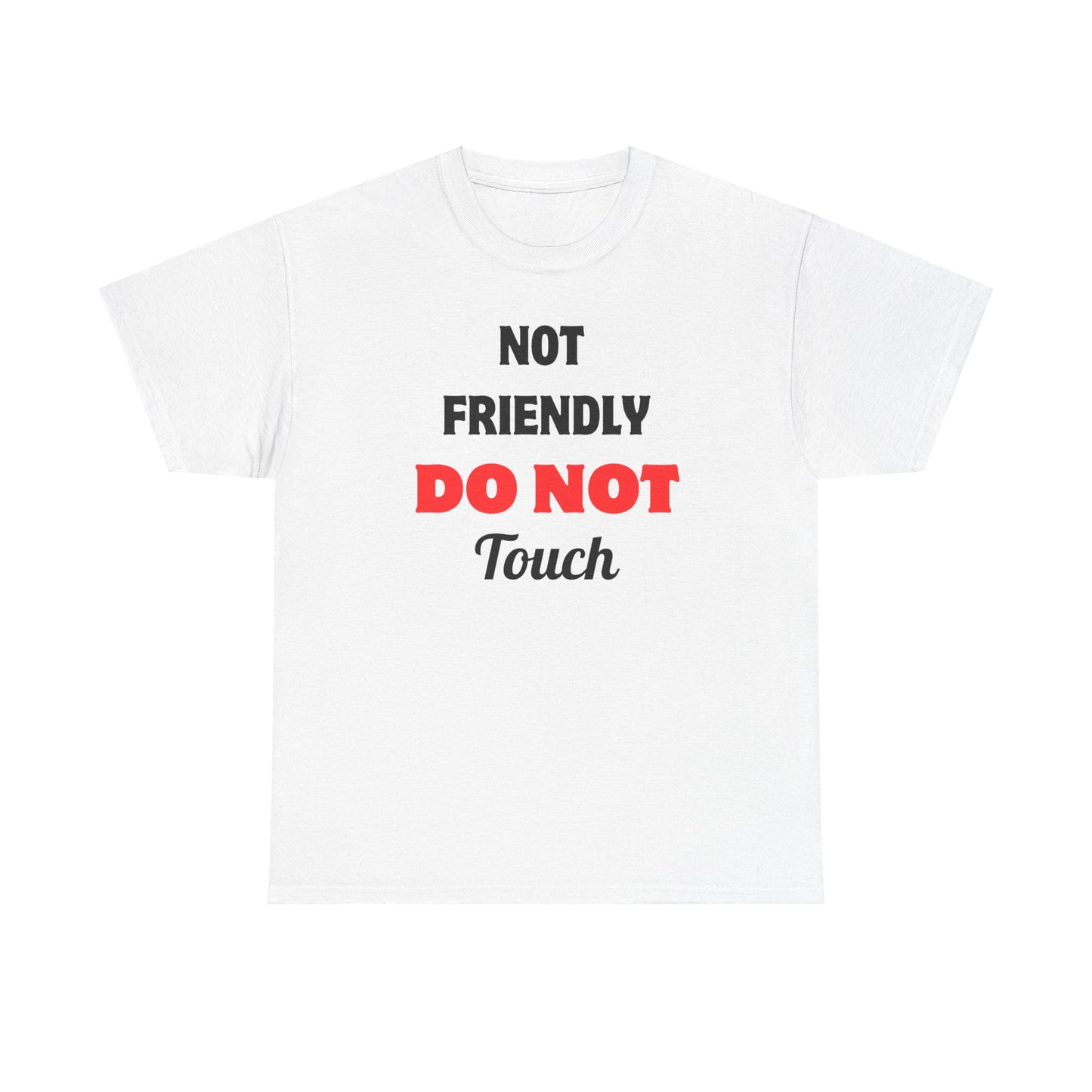 Not Friendly Heavy Cotton Tee