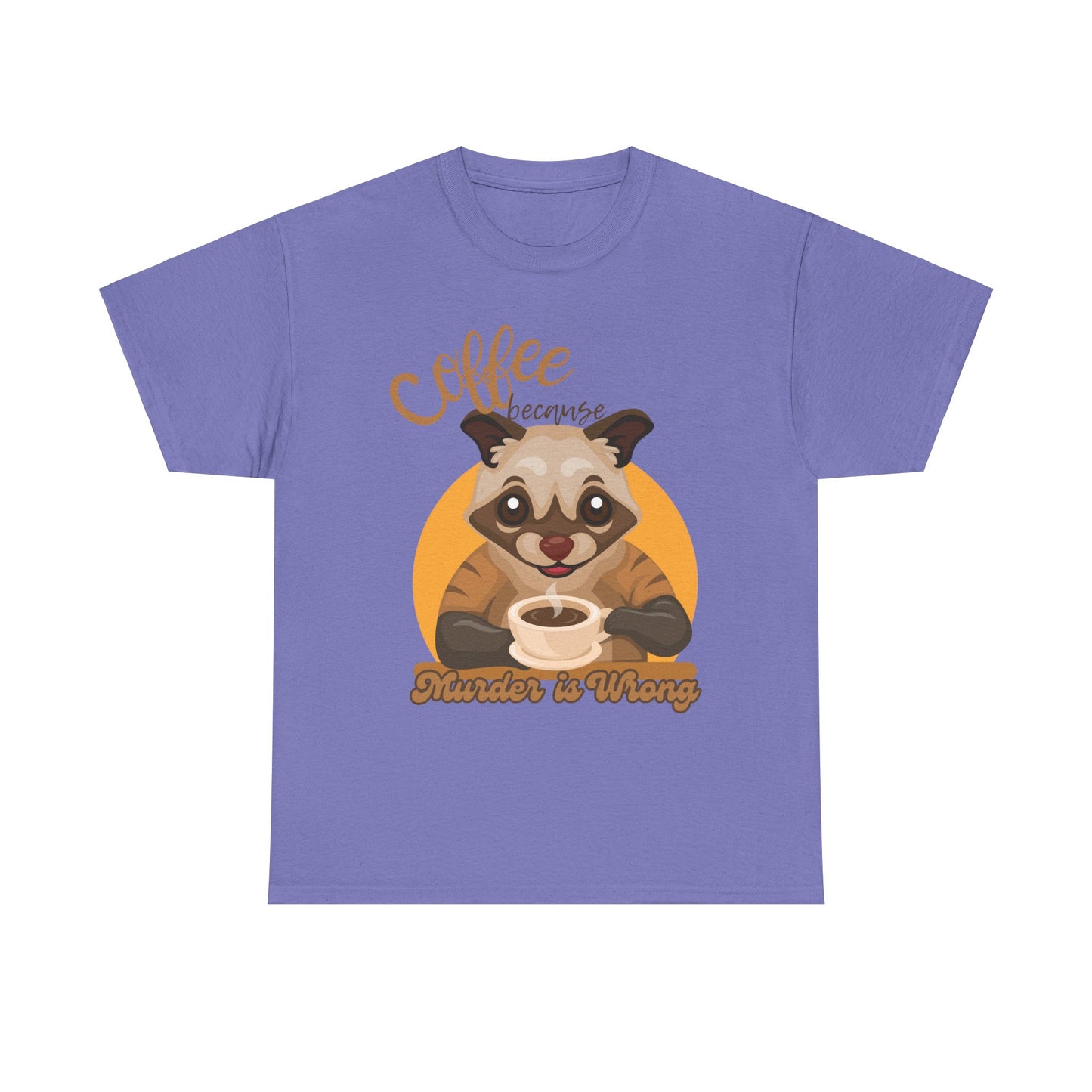 Coffee Unisex Heavy Cotton Tee