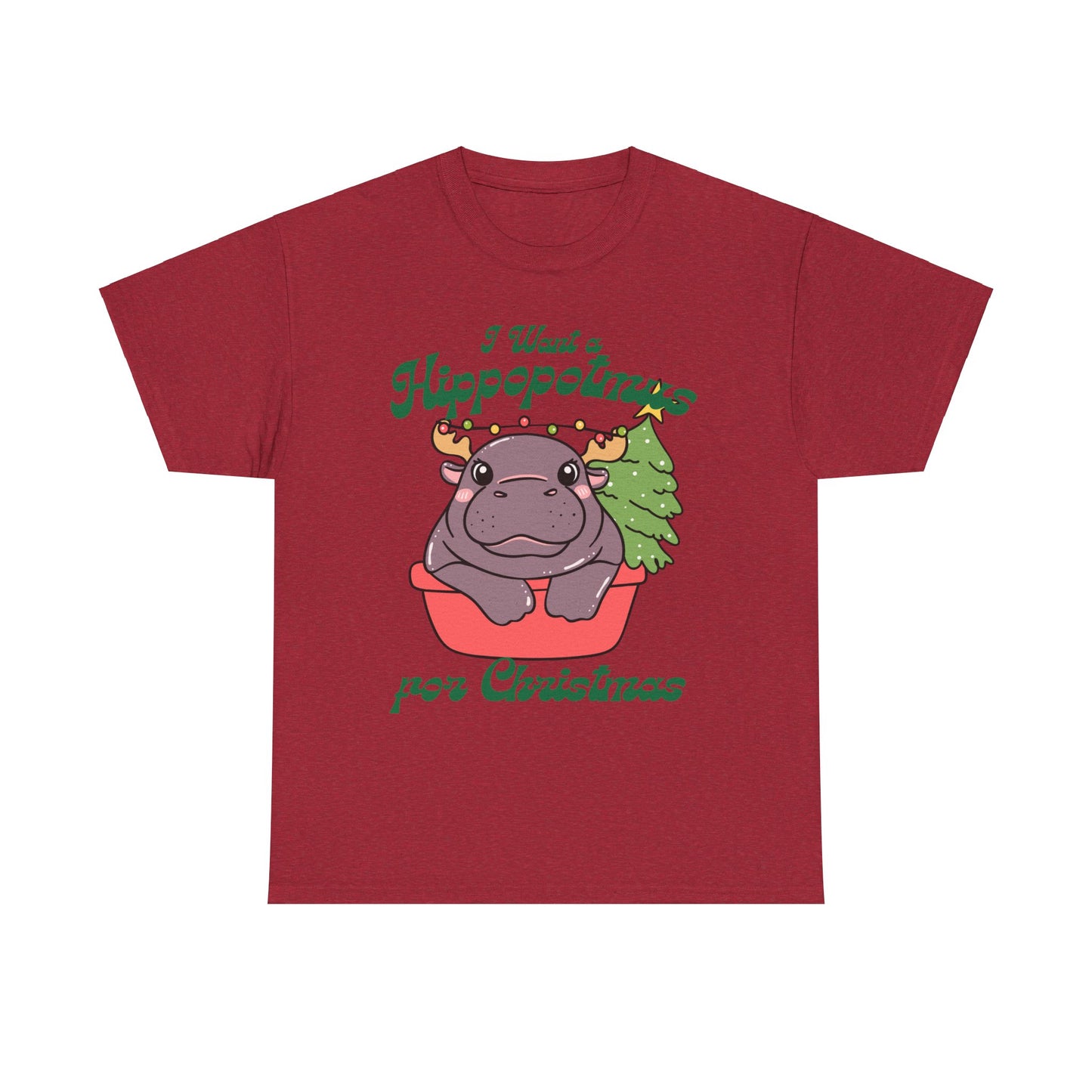 Hippo Unisex Heavy Cotton Tee