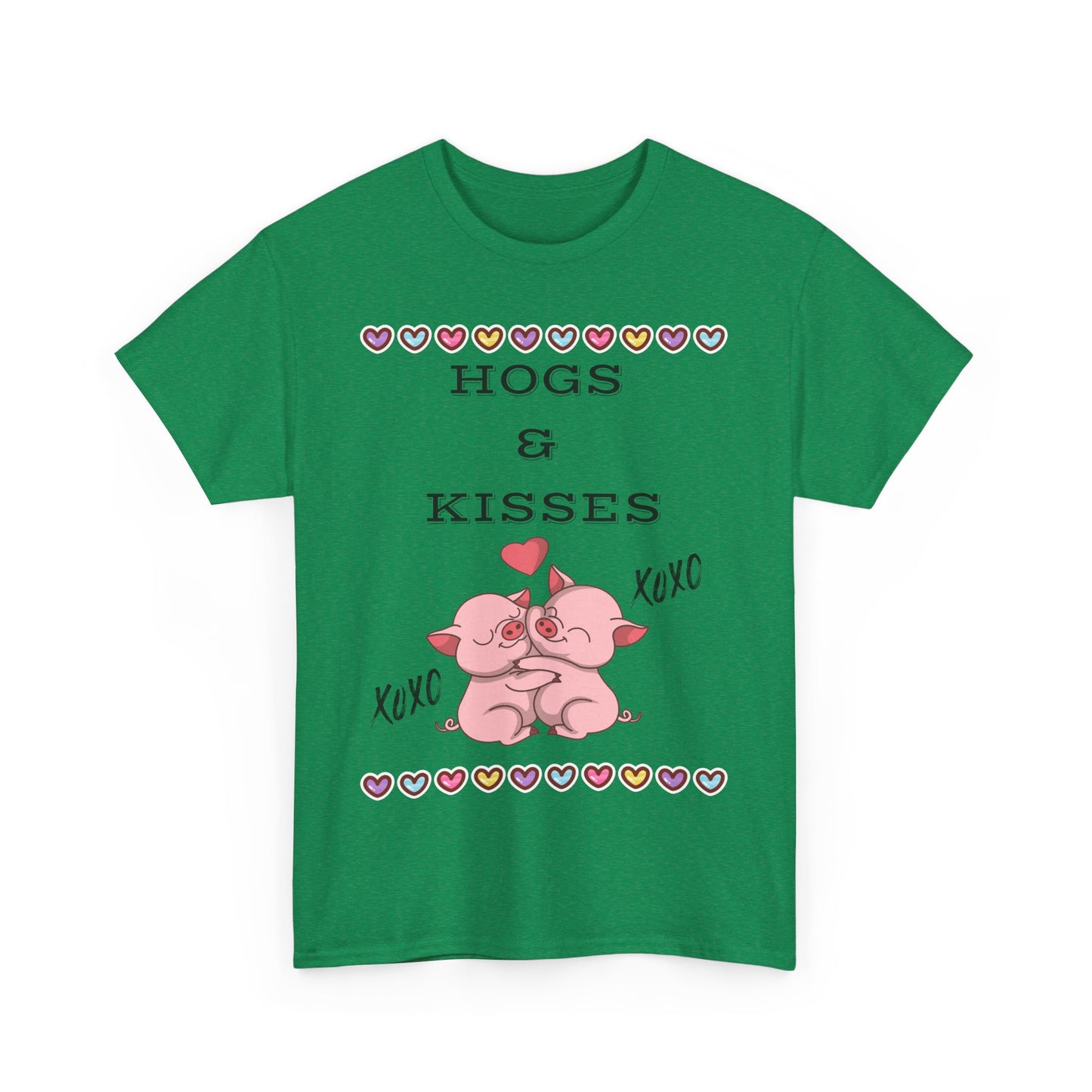 Hogs & Kisses Unisex Heavy Cotton Tee