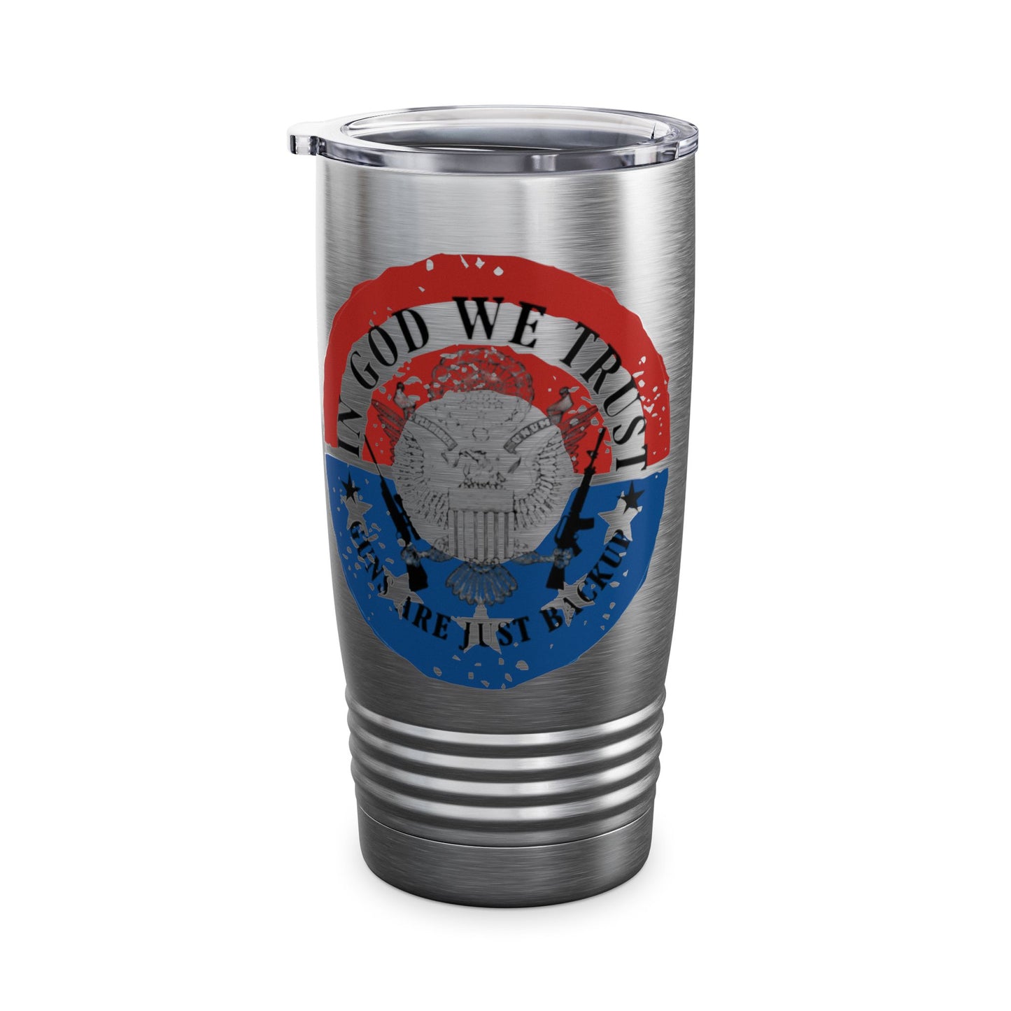 In God We Trust Patriotic 20oz Ringneck Tumbler