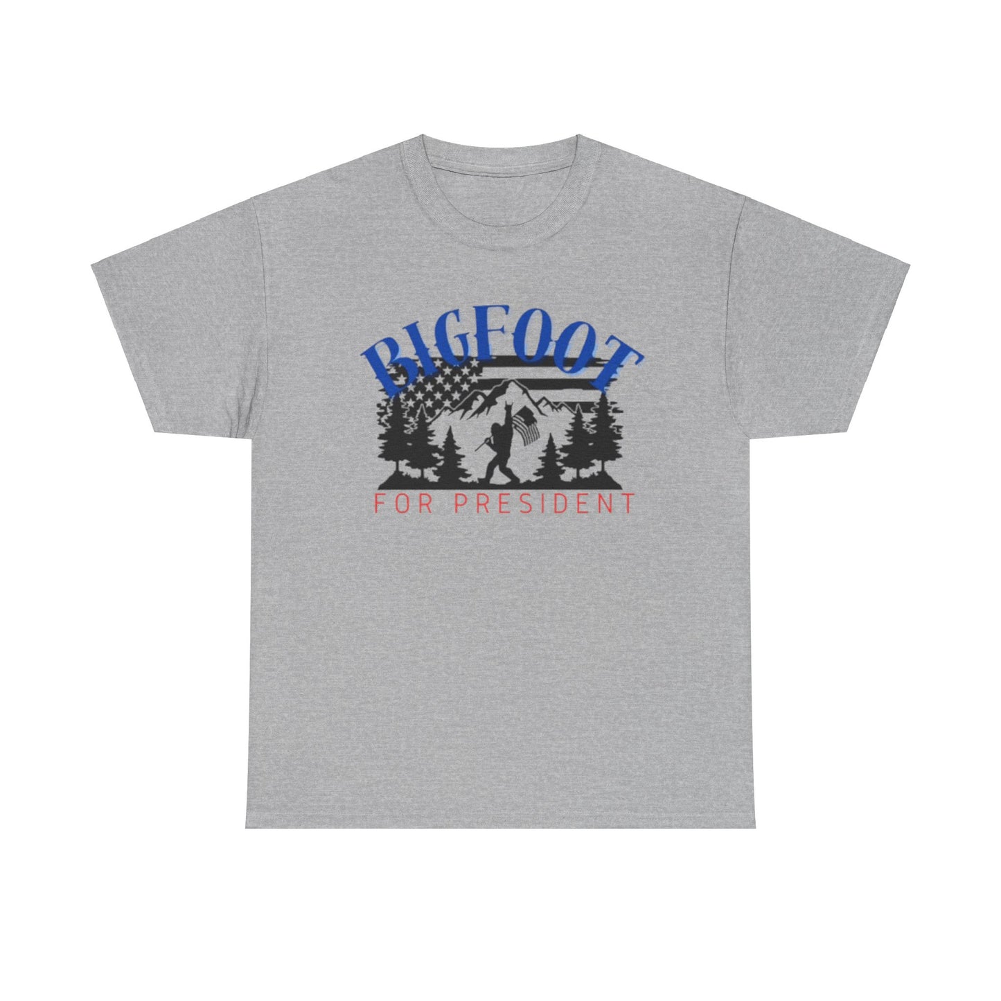 Bigfoot for President Unisex Heavy Cotton Tee