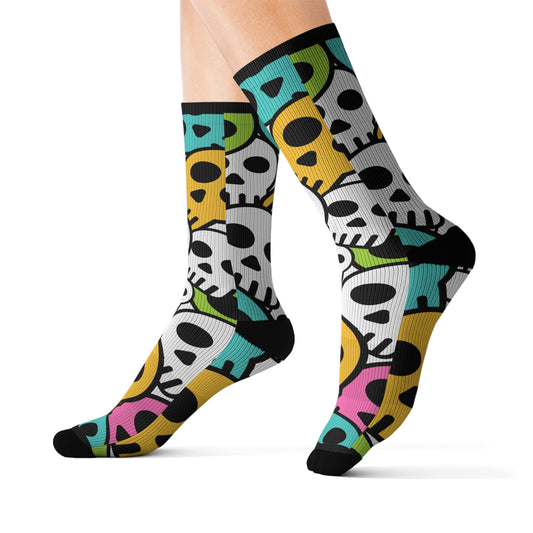 Skulls Sublimation Socks