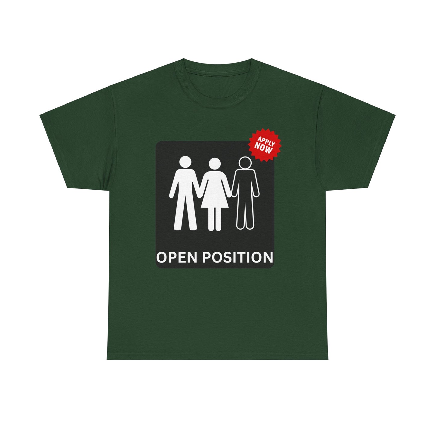 Open Position Unisex Heavy Cotton Tee