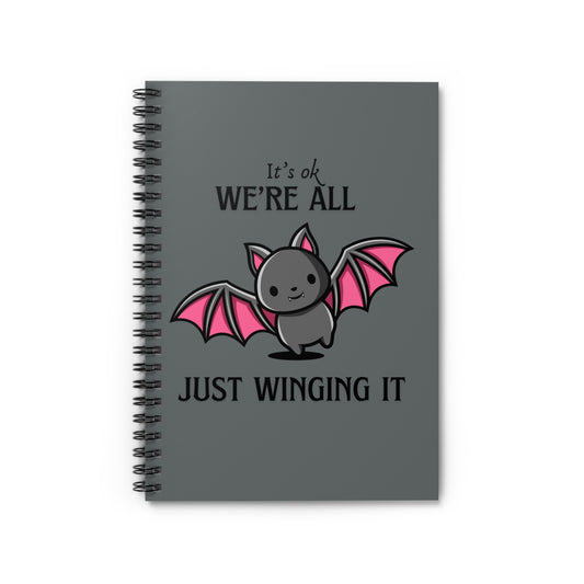 It's Ok Spiral Notebook - Ruled Line