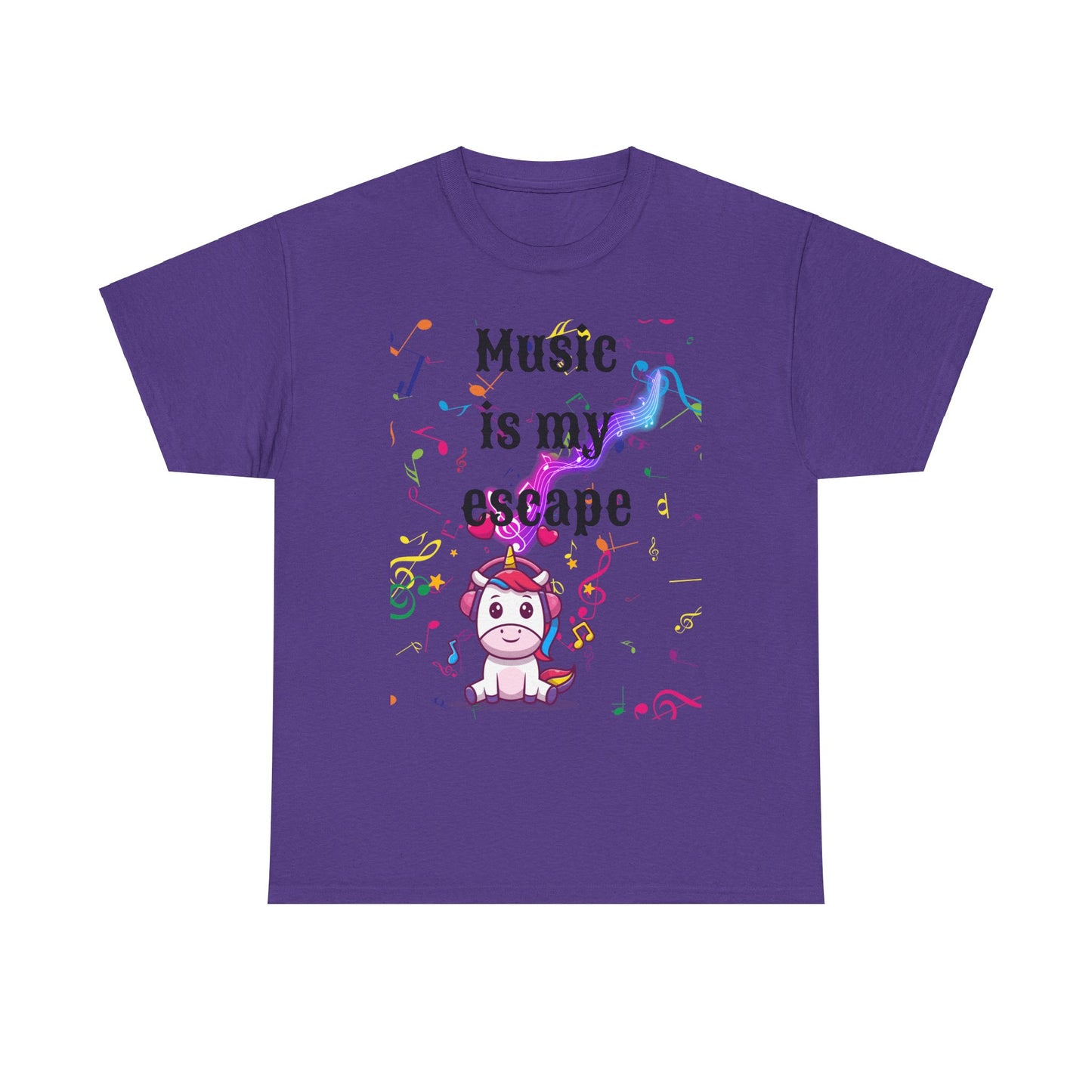 Music is Unisex Heavy Cotton Tee