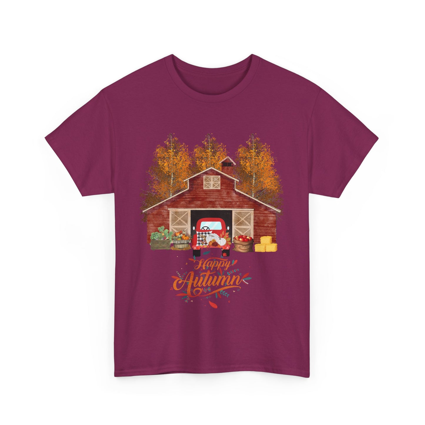 Happy Autumn Unisex Heavy Cotton Tee