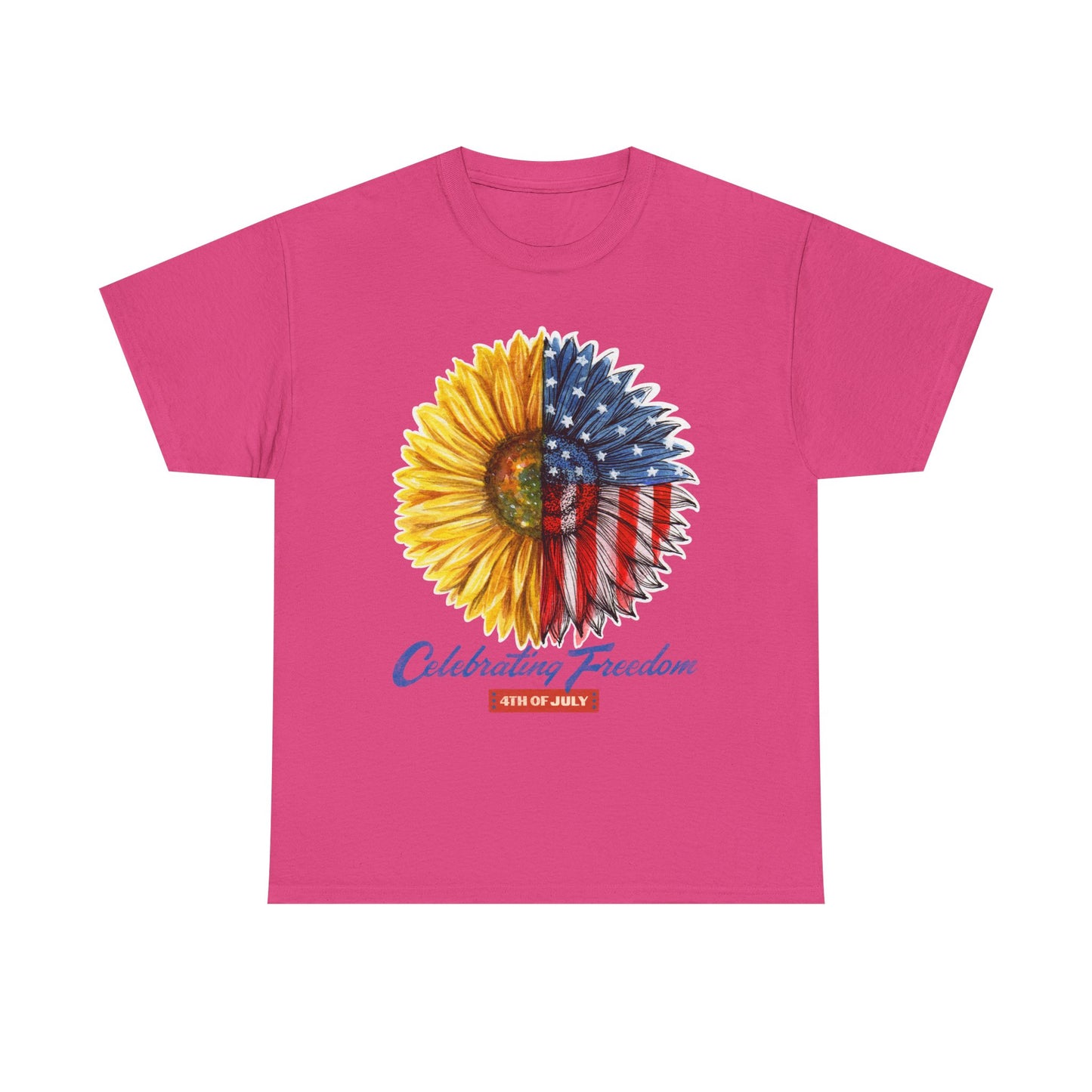 Sunflower American Flag