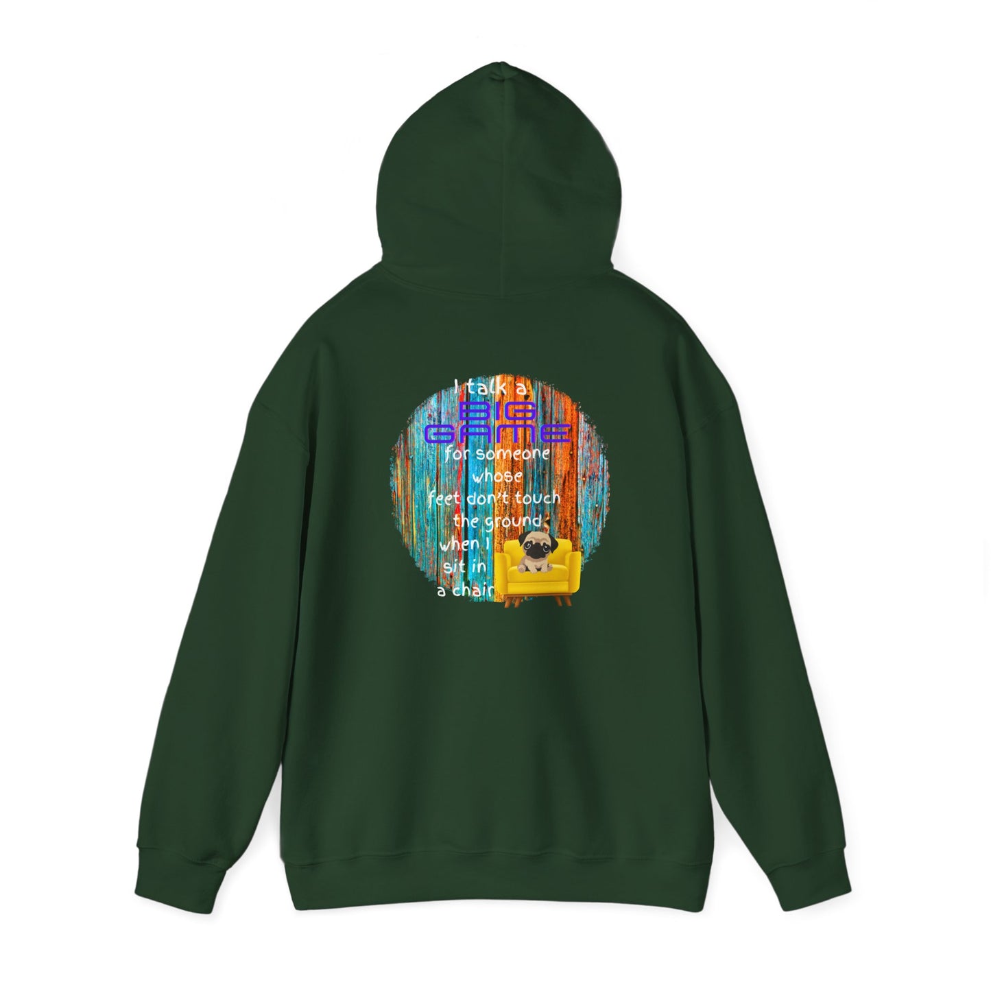 I Talk a Big Game Unisex Heavy Blend™ Hooded Sweatshirt