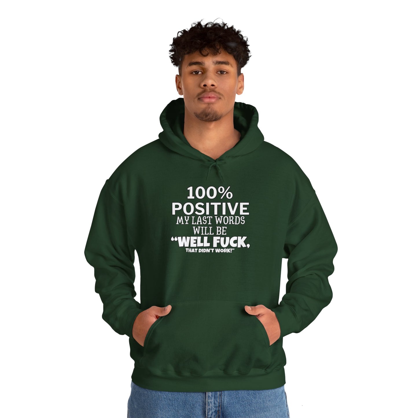 100% Positive Unisex Heavy Blend™ Hooded Sweatshirt