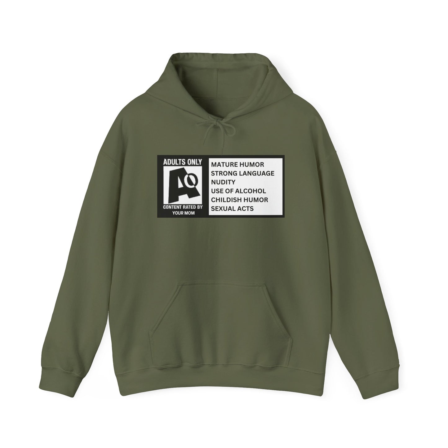 Maturity Rating Unisex Heavy Blend™ Hooded Sweatshirt