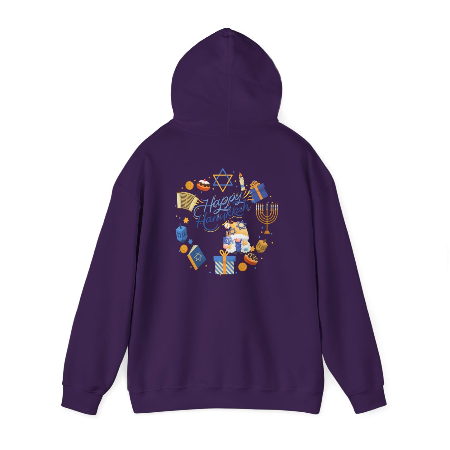 Happy Hanukkah Unisex Heavy Blend™ Hooded Sweatshirt