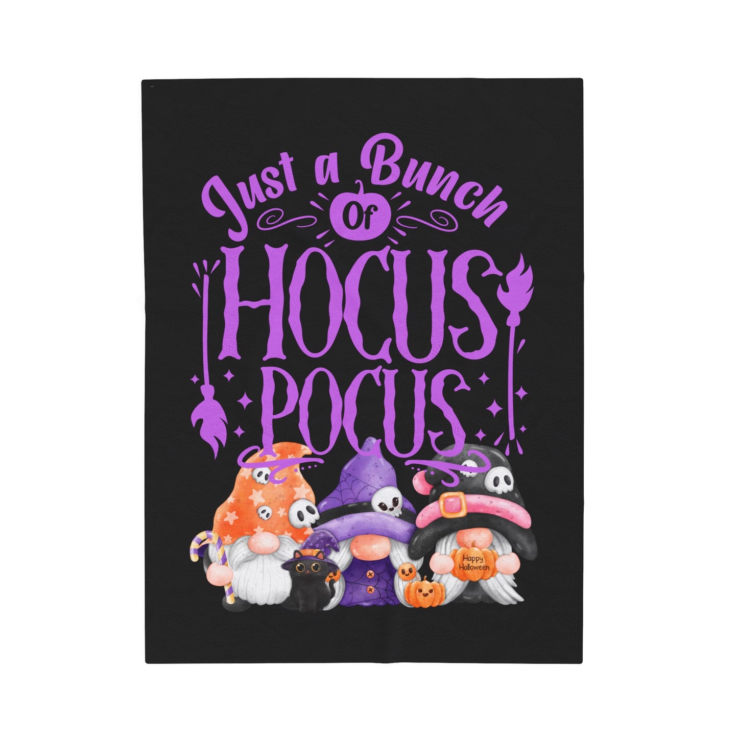 Hocus Pocus Velveteen Plush Blanket