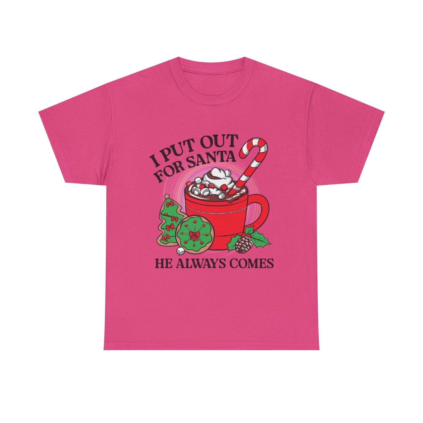 Put out for Santa Unisex Heavy Cotton Tee