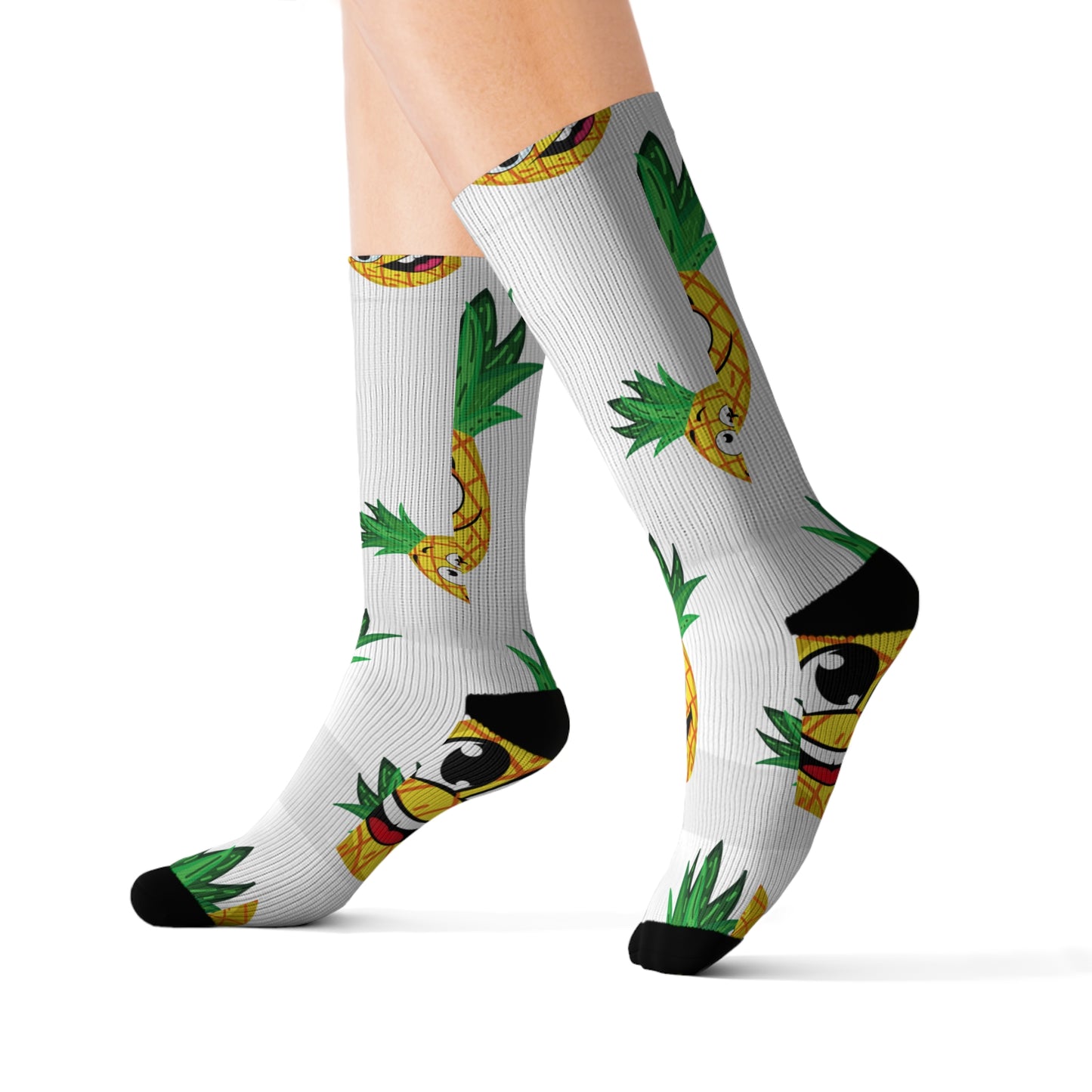 Pineapple Sublimation Socks