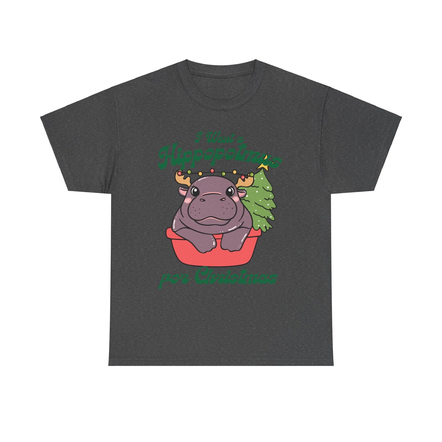 Hippo Unisex Heavy Cotton Tee