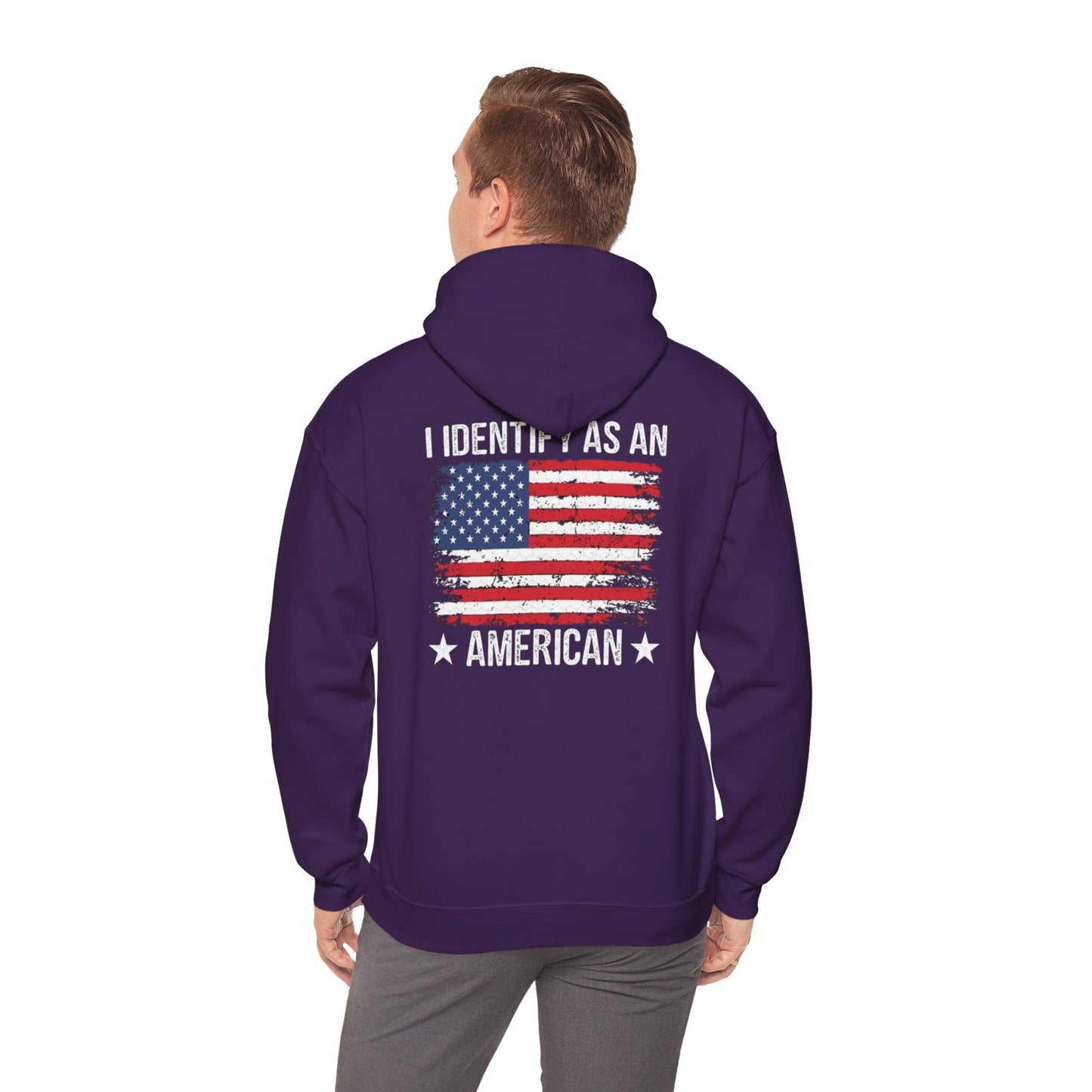 Identify as Unisex Heavy Blend™ Hooded Sweatshirt