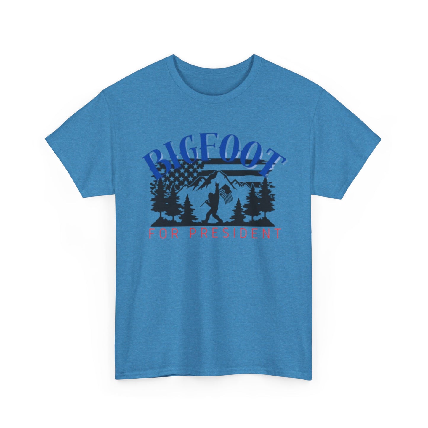 Bigfoot for President Unisex Heavy Cotton Tee