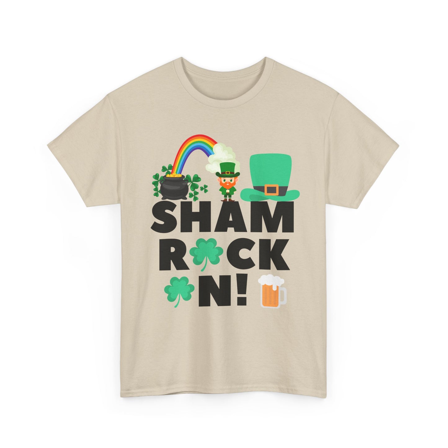 Shamrock On Unisex Heavy Cotton Tee